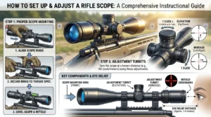 how to set rifle scope