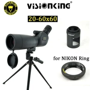 Visionking 20-60x60 Waterproof Spotting scope + Nikon DSLR Camera Adapter (5)